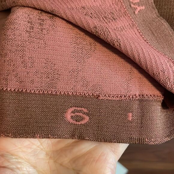 Lululemon Swiftly Tech Short Sleeve 2.0 Sz 6 Shadow Bloom Roasted Brier Rose - Picture 4 of 4